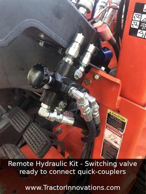 remote hydraulic hookup